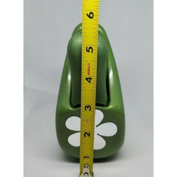 Green EK Success Paper Shapers Punch Snowflake - Picture 7 of 8